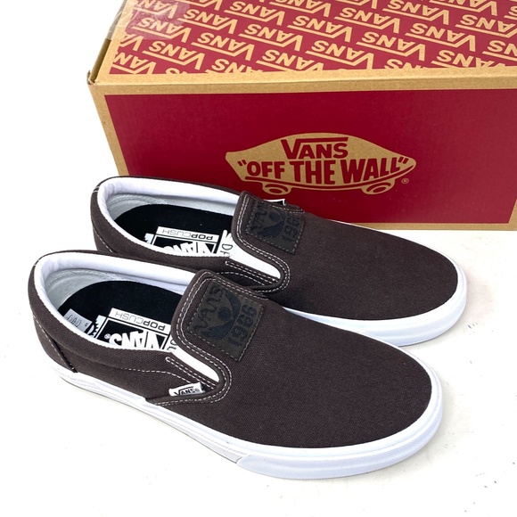 VANS BMX Slip On Shoe x Dakota Roche Women Size Casual Canvas Brown VN0005V1NWH - Picture 2 of 12